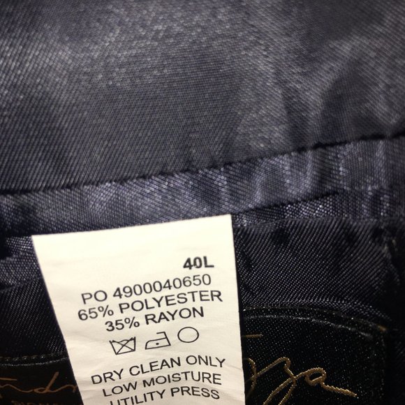 Navy Macy's Sport Coat - Picture 3 of 3